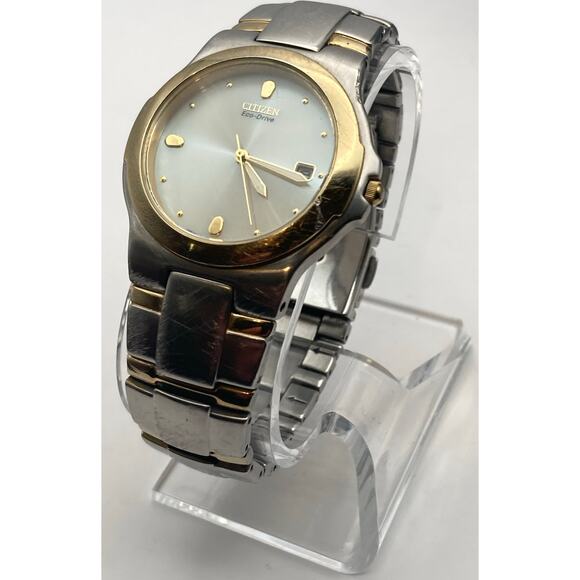 Citizen Echo Drive Mens Watch 36mm Water Resistant E111-K16768 Wrist 6.5 - Picture 1 of 9